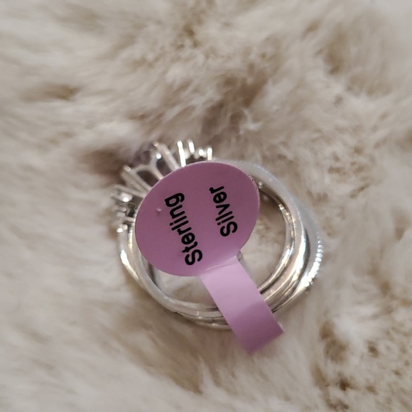 3 piece Sterling silver ring - Picture 3 of 4